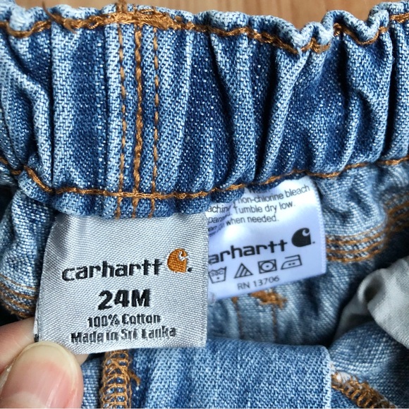 CARHARTT Jeans 24 Months Infant Toddler Denim Blue Boy’s UNISEX - Picture 4 of 16